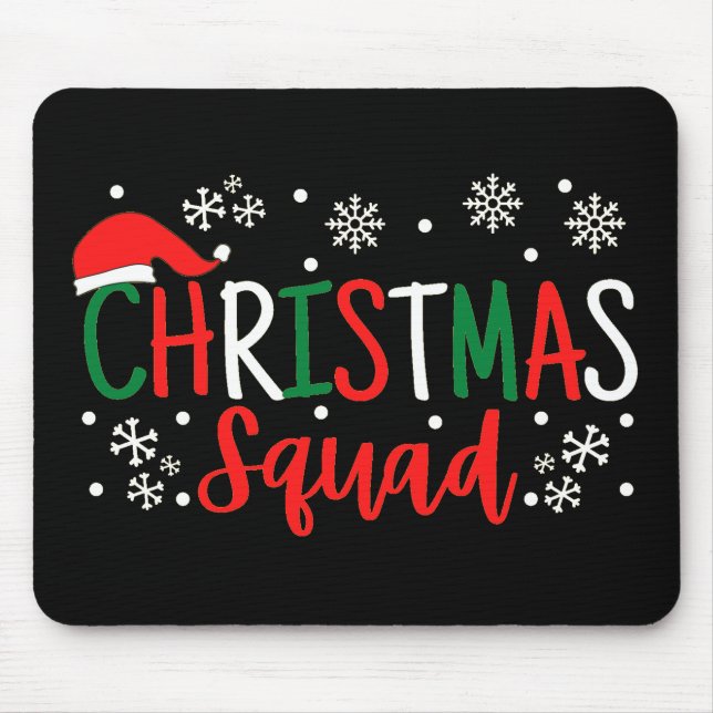 CHRISTMAS SQUAD MOUSE MAT (Front)