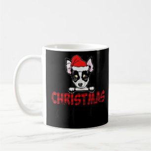 Christmas Squad Plaid Chihuahua Santa Hat Dog Chri Coffee Mug
