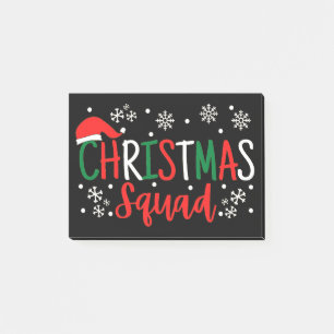 CHRISTMAS SQUAD POST-IT NOTES