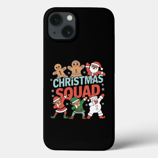 Christmas Squad Santa Dabbing Elf Family Matching  Case-Mate iPhone Case (Back)