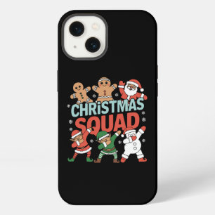 Christmas Squad Santa Dabbing Elf Family Matching iPhone 13 Case