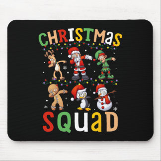 Christmas Squad Santa Dabbing Elf Family Matching Mouse Mat
