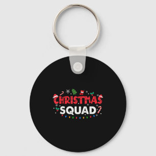 Christmas Squad Santa Family Matching Group Xmas B Key Ring