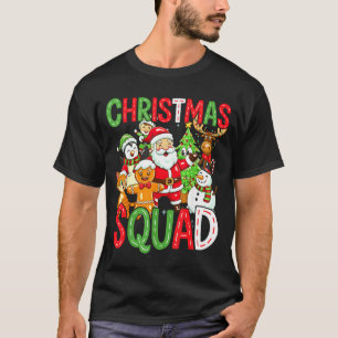 Christmas Squad Santa Family Matching Xmas  T-Shirt