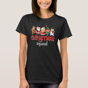 Christmas Squad Santa Reindeer Boys Girls Kids Xma T-Shirt