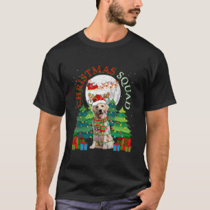 Christmas Squad Santa Reindeer Labrador Retriever T-Shirt