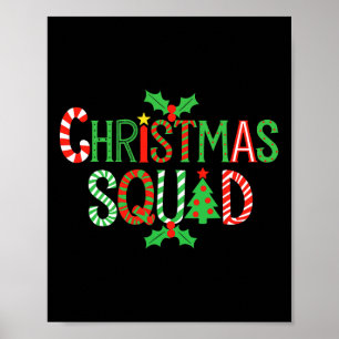 Christmas Squad Shirt Family Adult Kids Christmas Poster