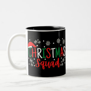 CHRISTMAS SQUAD Two-Tone COFFEE MUG