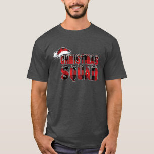 Christmas Squad Winter December Pattern Christmas T-Shirt