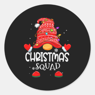 Christmas Squad - Xmas Family Matching Christmas G Classic Round Sticker