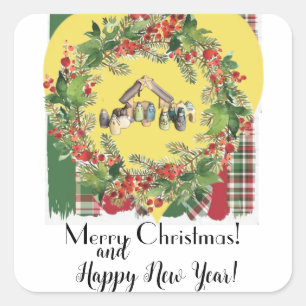 Christmas! Square Sticker
