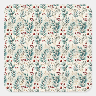Christmas Square Sticker