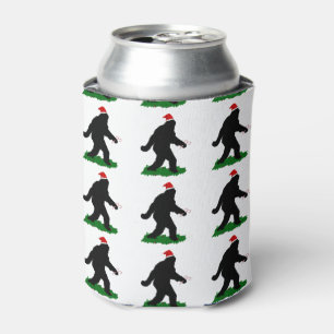 Christmas Squatch - Squatchin' with Candy Canes Can Cooler