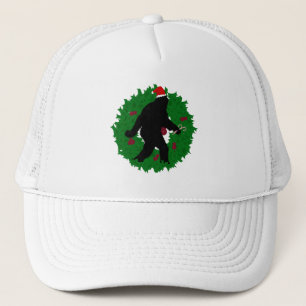 Christmas Squatchin' Trucker Hat