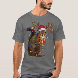 Christmas Squirrel Lights T-Shirt
