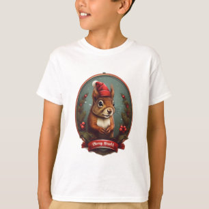 Christmas Squirrel Lights T-Shirt