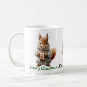 Christmas Squirrel Mug