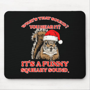 Christmas Squirrel Squeaky Sound Funny Xmas Men Wo Mouse Mat