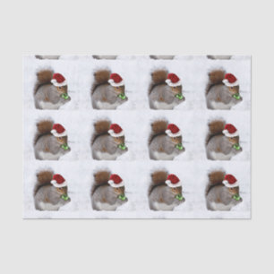 Christmas Squirrel tissue paper