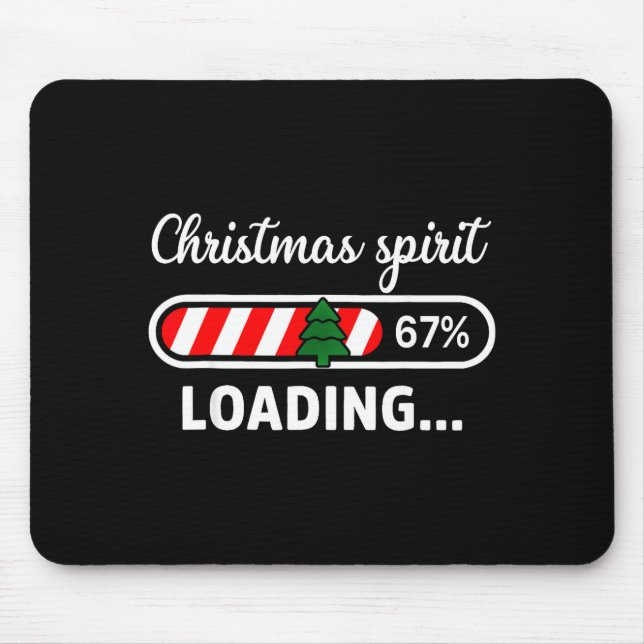 Christmas Srit Loading 67 Meme Boys Kids Gen Z Alp Mouse Mat (Front)