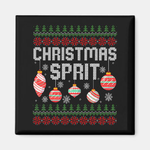 Christmas Srit Matching Funny Couples Ugly Sweater Magnet
