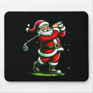Christmas Srts, Santa Plays Golf Xmas Women Men &a Mouse Mat