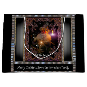 Christmas St. Nicholas Victorian Christmas Large Gift Bag