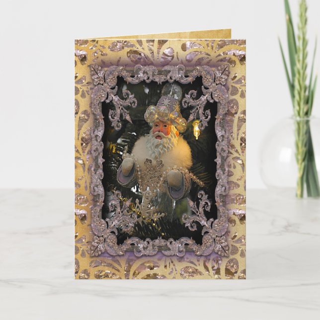 Christmas  St. Nicholas  Victorian Holiday Card (Front)