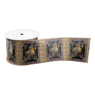 Christmas St. Nicholas Victorian Satin Ribbon
