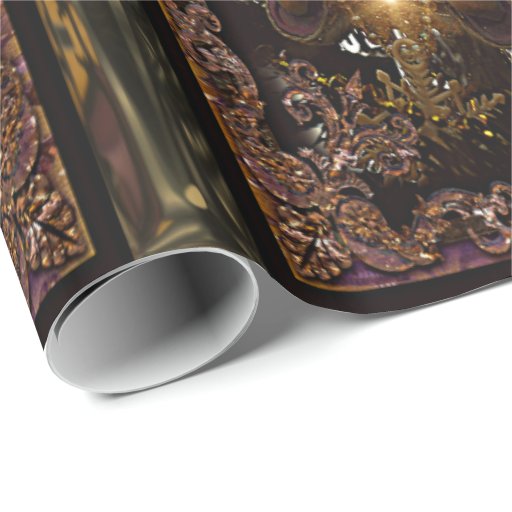 Image of Christmas St. Nicholas Victorian Wrapping Paper