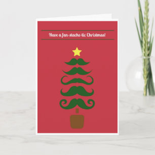 Christmas - Stache Holiday Card