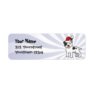 Christmas Staffordshire Bull Terrier