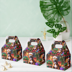 Christmas Staffordshire Bull Terrier, Favour Box