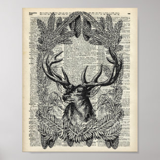 Stag Art, Posters & Framed Artwork | Zazzle.co.uk