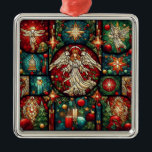 Christmas Stained Glass Ornament<br><div class="desc">christmas stained glass ornament</div>