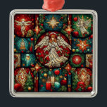 Christmas Stained Glass Ornament<br><div class="desc">christmas stained glass ornament</div>