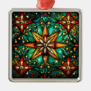 Christmas Stained Glass Ornament