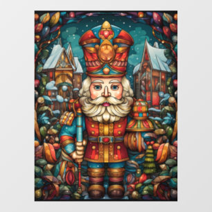 Christmas Stained Glass Window Cling