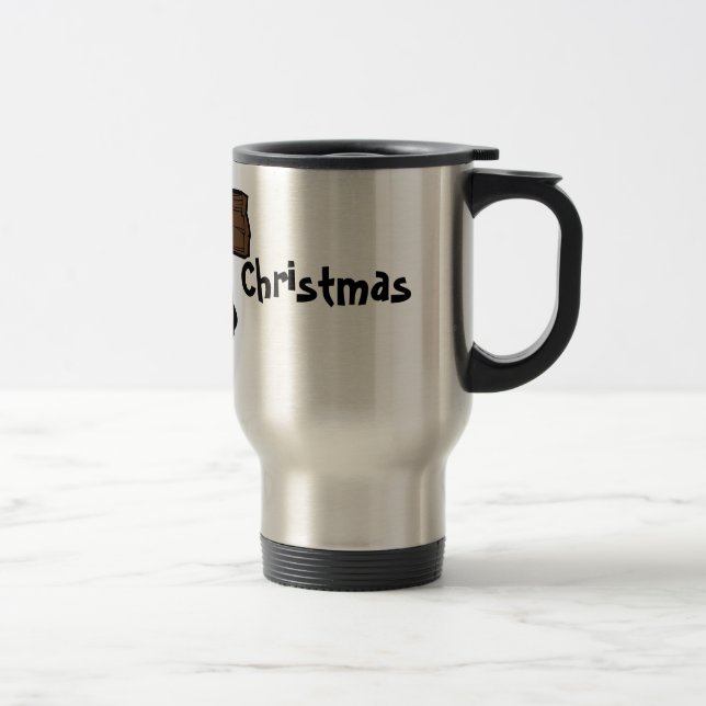 Christmas Stainless Steel Travel Mug (Right)