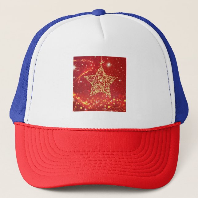 Christmas Star 112. Trucker Hat (Front)