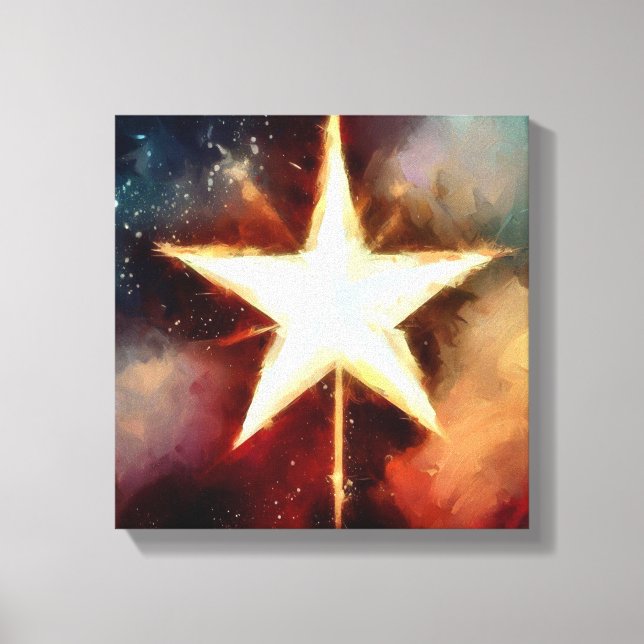 Christmas Star 1 Canvas Print (Front)