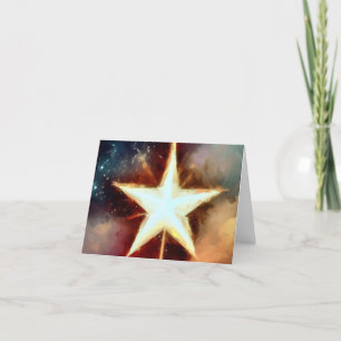 Christmas Star 1 Holiday Card