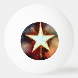 Christmas Star (1) Ping Pong Ball