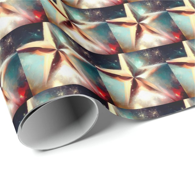 Christmas Star 2 Wrapping Paper (Roll Corner)