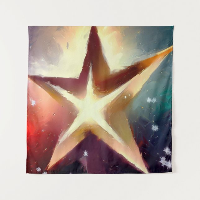 Christmas Star 4 Tapestry (Front)