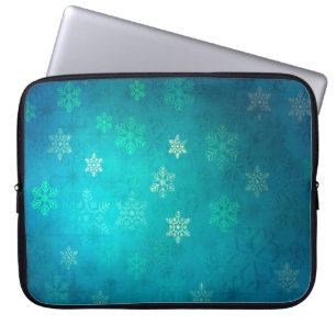 Christmas star background backdrop laptop sleeve