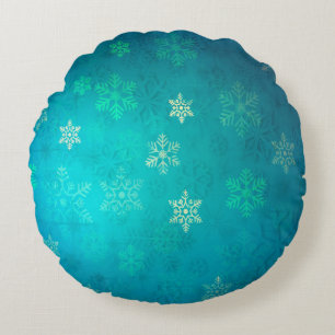 Christmas star background backdrop round cushion