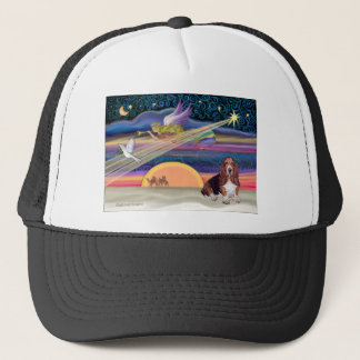 Christmas Star - Basset Hound 1 Trucker Hat