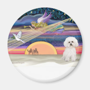 Christmas Star - Bichon Frise 2 Magnet