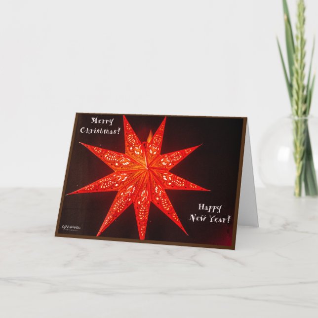 Christmas Star card (Front)